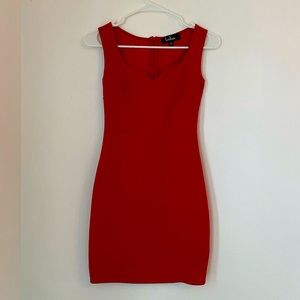 Lulu’s Red Fitted Bodycon Dress
